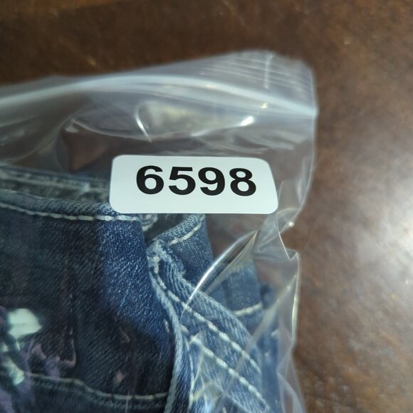 Ariat Jeans Women's 28R Blue R.E.A.L. Mid Rise Stretch Entwined Boot Cut - Picture 13 of 13